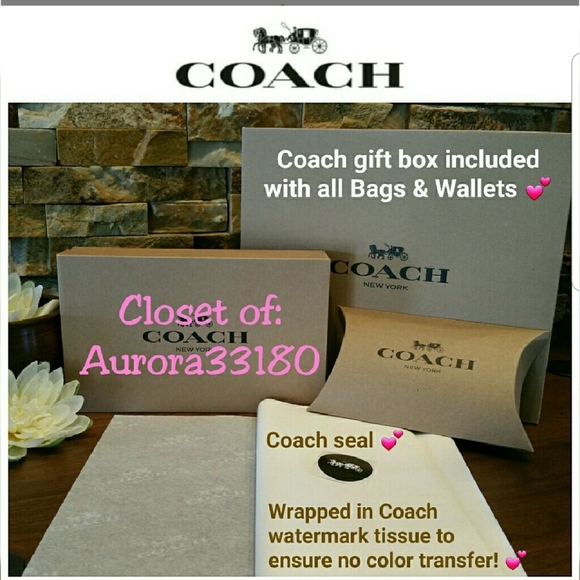 💕only 1 left!💕 NEW Coach Pebble Leather Wallet - Picture 5 of 5